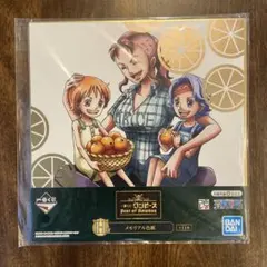 ワンピース　一番くじ色紙　ナミ　ノジコ　ベルメールさん