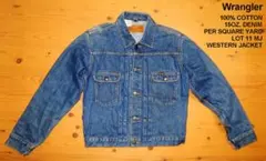 Wrangler 15OZ,DENIM LOT 11 MJ サイズM　日本製