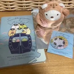 すみっコぐらし　南海電車　てのりぬいぐるみ　ノート　ピンバッジ　しろくま
