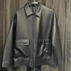 フェイクレザージャケット レザージャケット