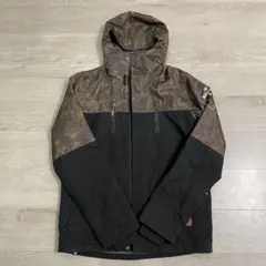スノーボードジャケット ブラック カモフラージュ BONFIRE Mサイズ