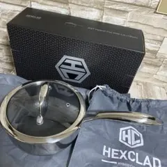 HEXCLAD ヘックスクラッドハイブリッド蓋付き鍋2つセット 14cm20cm