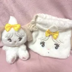 mikko スフレ ぬいぐるみ 巾着