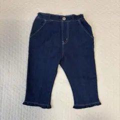 【新品未使用タグ付】Lycee mine ちびフリルのびのびカプリパンツ