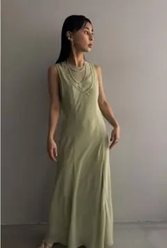 ameri vintage/シフォン レイヤード ワンピース オケージョン