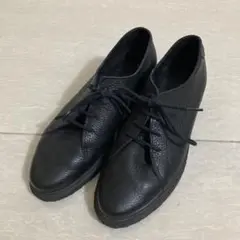 arche アルシュ　レースアップシューズ　35　黒　シボ革