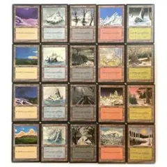 ICE 基本土地 基本地形 英語20種20枚 アイスエイジ 冠雪含 コンプリート