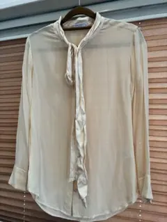 EQUIPMENT FEMME シルクリボンブラウス XSのサムネイル