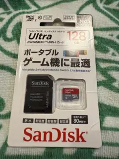 サンディスク　マイクロSDカード　128gb