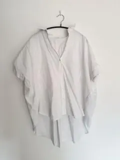 coca ホワイトオーバーサイズシャツチュニック M コカ