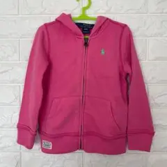 Polo Ralph Lauren ピンク ジップアップパーカー サイズ110