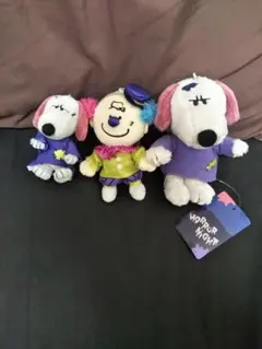 USJ限定 ハロウィン スヌーピー チャーリーブラウン ぬいぐるみ キーチェーン