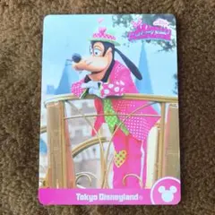 ディズニー　ミニー　ファンダーランド　コレクションカード　グーフィー