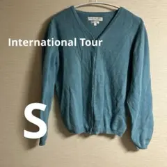 International Tour カーディガン 【S】ターコイズ