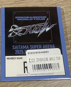 ZEROBASEONE HERE＆NOW SAITAMA リッキー シール