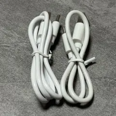 USB-A USB-C 充電ケーブル 白 2本セット