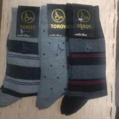 TOROY ソックス 3足セット 24-26cmのサムネイル
