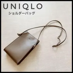 UNIQLO ユニクロ レザータッチミニツールショルダーバッグ