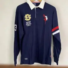 B ONE SOUL 新品未使用　タグ付き ネイビー 長袖ポロシャツ 3