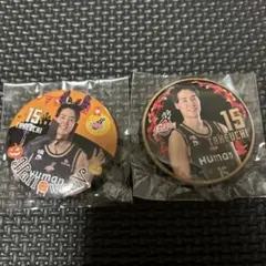 #15 竹内譲次選手　ガチャ　缶バッジ