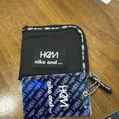 niko and... × HeM コラボ コインケース ブラック
