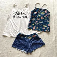 女児　セパレート水着　160cm 3点セット　ocean pacifib