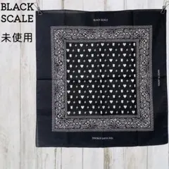 未使用 ブラックスケール BLACK SCALE バンダナ ハート 稲妻