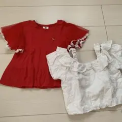 SKÄPE & petit main トップス 2枚セット サイズ100