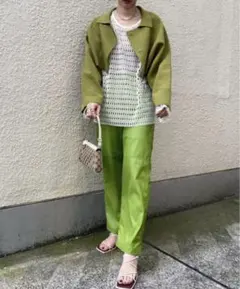 Ameri JACKET LIKE SHORT KNIT