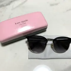 【美品】Kate Spade サングラス DELACEY ブラック ケース付き