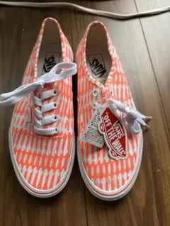 Vans オレンジパターンスニーカー 新品タグ付き