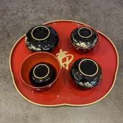 お食い初め祝膳食器セット（箸なし）