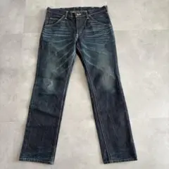 リー デニムパンツ RIDERS デニムパンツ ジーンズ 日本製 鬼ヒゲ【33】