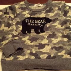 キッズ　暖か裏起毛　コットン　トレーナー　べべ　SLAPSLIP