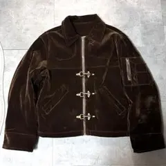 ベロア生地ファイアーマンジャケット