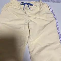 MPS イエロー ロングパンツ サイド柄入り