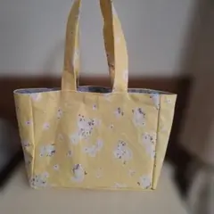 ハンドメイド　キャス・キッドソンデニム生地使用トートバック