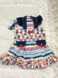 新品　バレッタ付　キャンディブッピー　ワンピース candy buppie キャンディブッピー ワンピースとバレッタ