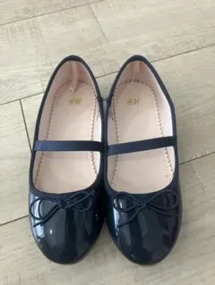 H&M ネイビー フォーマルシューズ 19.5