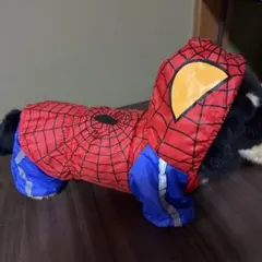 美品☆ スパイダーマン小型犬用レインコート
