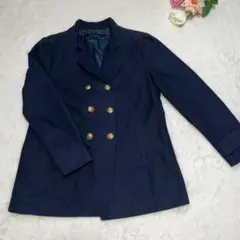 ZARA ザラ 大きいサイズ ナポレオン 金ボタン ダブル ネイビー 紺ブレ