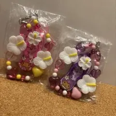 マイメロ クロミ ビーチサンダルキーホルダー