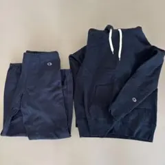 Champion ネイビー スウェットパンツ フーディ セット