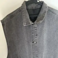 ノースリーブ デニムジャケット