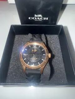 COACH レディース 時計 黒 ラバーバンド　シリコンのサムネイル