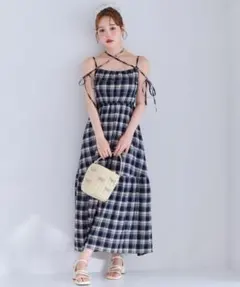 NICE CLAUP ワンピース キャミワンピース