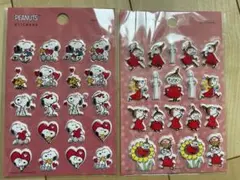 Hallmark スヌーピー ムーミン ステッカー 2枚セット
