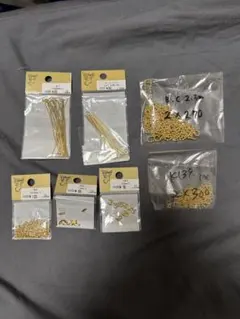 貴和製作所 G カラー アクセサリーパーツ ゴールド 金具セット 複数サイズ