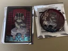 鬼滅の刃 ufotable DINING お楽しみくじ 猗窩座 缶バッジ チェキ