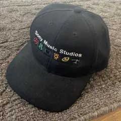 ビンテージ　SONY MUSIC studios キャップ　ブラック 2025年最新】SONY ベースボールキャップの人気アイテム - メルカリ